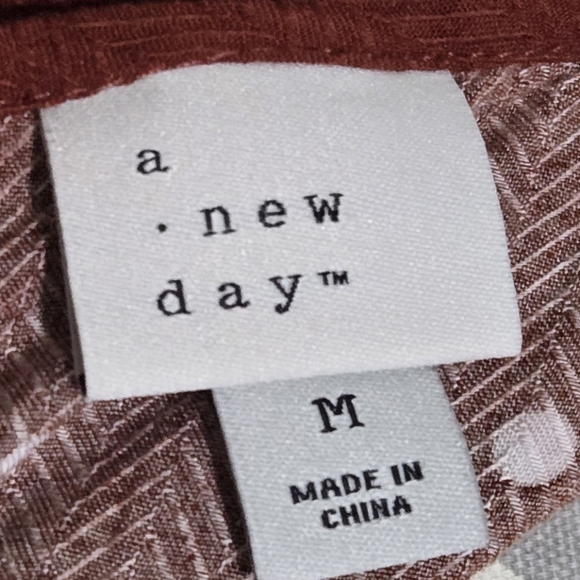 Target A NEW DAY Brown & White Polkadot Sleeveless Dress w/ High-Low Wrap Skirt - Picture 8 of 14